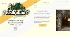 Desktop Screenshot of elmolinowinery.com